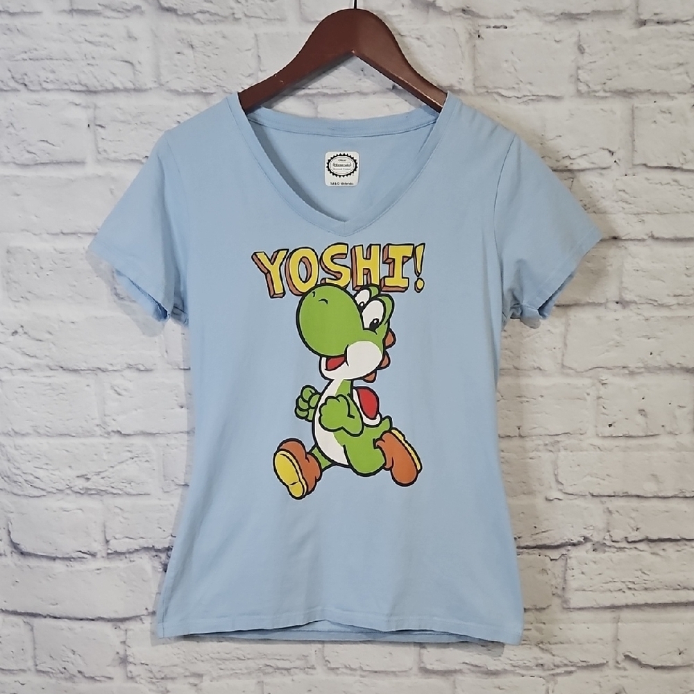 Nintendo Yoshi Light Blue T-Shirt